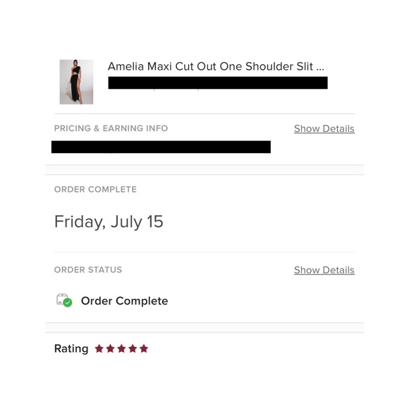 Amelia Maxi Cut Out One Shoulder Slit Thigh Dress - Picture 8 of 13